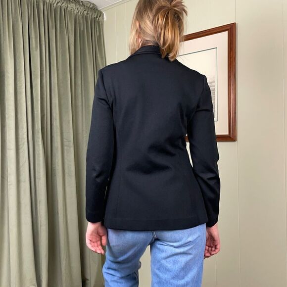 𝅺vintage Bodin Knits Black Blazer - EUC - Picture 2 of 11